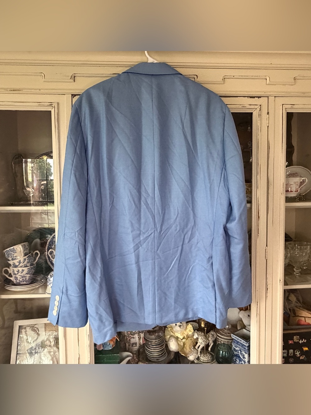 Hickey Freeman Light Blue Two-Button Blazer - Picture 2 of 12